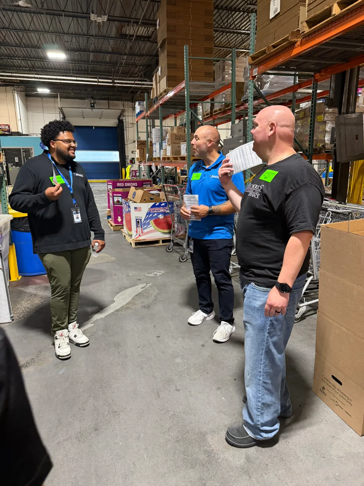 Techworks volunteers at Long Island Cares